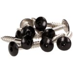 Vis pour panneaux HPL noir