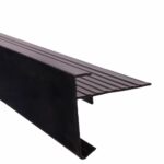 Rive aluminium noire 6cm